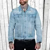 Herrjackor Motorcyklar Biker MENS MENS DENIM ROERS SPRING Höst Fashion Slim Fit Jean For Men Clothes Streetwear Vintage Graphic Jacket