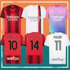 MILANS Soccer Jerseys 2324 IBRAHIMOVIC GIROUD PULISIC THEO TONALI REIJNDERS Shirt ROMAGNOLI RAFA LEAO S.CASTILLEJO REIJNDERS LOFTUS-CHEEK Football uniform