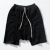 Ganze- MORUANCLE Mode Hallo Straße Herren Hip Hop Jogger Shorts Kordelzug Streetwear Männlichen Drop Crotch Harem Kurze Hosen Marke D283m