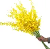 Novas ideias de produtos Flores de orquídeas artificiais, seda falsa falsa dançando orquídeas femininas 10 unidades para casamento interno ao ar livre, casa, escritório, festa, decoração de hotel