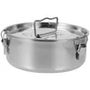 Casseroles en acier inoxydable cuiseur à vapeur ustensiles de cuisine fabricant de Flan conteneur Pot à soupe moule couvercle alimentaire conteneurs couvercles