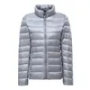 Women Down Parkas 8xl Women White Duck Coats 4xl 5xl żeńskie ultra lekkie kurtki jesienne zimowe ciepłe stojaki Płaszcz turystyczny 231009