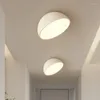 Luzes de teto criativas led simples lâmpadas acrílicas para quarto sala de jantar corredor iluminação diária decoração de casa luminárias