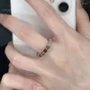 Clusterringe Ring Multi -Szenario -Verwendung minimalistischer Aussehen Index Finger handgefertigt Perlen Schmuck Geschenke Natursteinperle