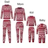 Vestes ensemble de vêtements maman hommes bébé fille garçon famille Look hiver année mère fille coton famille correspondant noël pyjamas de noël 231009