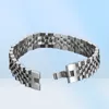 Relógio de pulseira de pulseiras de pulseiras para homens 215cm Comprimento 316L Aço inoxidável prata Luxury Designer Jóias de moda8968079