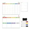 Whiteboards Magnetische Kit Dagelijks Wekelijks Maandelijks Planner Kalender Koelkastmagneet Tekenpen Wissen 231009