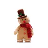 Altre forniture per feste per eventi 30 cm Gingerbread Man Doll Natale Peluche Gamba Bambole Ornamenti per albero di Natale Anno Decorazioni regalo per bambini per la casa 231009