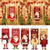 Noel Süslemeleri Asılı Bayrak Sundurma Kapısı Banner Ev için 2023 Süsler Noel Hediyeleri Navidad Yıl Dekor 2024
