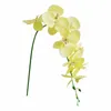 Dekorativa blommor nejlikor Faux Butterfly Orchid 1 PC Real Double Silk för bröllop hemmakontorets parti utomhus