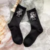 Women Socks Spring Cotton Pearl Bear Bright Diamond Silk Personalized Creative Fashion Women's