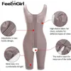 FeelinGirl Fajas Одежда высокой компрессии Overbust послеродовое восстановление для похудения Body Shaper Талия Пояс Подъемник для ягодиц Корректирующее белье Y2292K