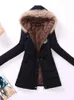 Kvinnor S Down Parkas QPIPSD 2023 Autumn Winter Women Cotton Jacka vadderad Casual Slim Coat Emboridery Hooded Wadded Warm Overcoat 231009