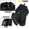 Midjepåsar Melotough Drill Holster Impact Driver Holster Tool Bags Tool Pouch med bitpåse Tungt Impact Holster för verktygsbälte 231006