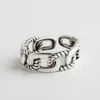 Cluster Rings Solitaire Ring med knutstil Soul smycken bra juveler för kvinnor gåva i 925 sterling silver super erbjudanden326u