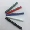 Latest Cool Colorful Ceramic Dugout Pipe Dry Herb Tobacco Filter Handpipes Cigarette Holder Portable Smoking Catcher Taster Bat One Hitter Hand Mini Tube DHL