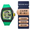 Richardmill Automatic Mechanical Sports Watches Swiss Watch Luxury Wristwatches Watch Men's Watch RM61-01 John Blake Green Runway Comp WN-837K