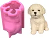 Dog Decor Candle Silicone Mold Epoxy Resin DIY Ornaments Making Soap Melt Resin Polymer Clay Home 1221386