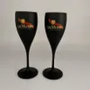 2 x Moet Chandon Ice Imperial gobelets en acrylique Verres à champagne blancs Flûtes à vin203f