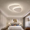 天井照明ベッドルームLEDランプモダンなリビングルームシャンデリアの家の装飾のためのウルトラシン屋内照明リモコン
