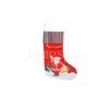 Christmas Decorations socks Childrens Xmas gift bag Cartoon Printed Christmas-stocking kids Christmas-Day decoration DE781