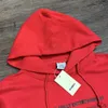 Erkek Hoodies Sweatshirts Yüksek Kaliteli Vintage Vetements Patch Erkek Hoodie 1 1 Kırmızı Bez Etiket Vetementleri Kadın Sweatshirt Kazak Çift Giysiler 231009