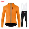 Ensembles de maillot de cyclisme NSR RAUDAX Mans manches longues costumes printemps automne respirant VTT vêtements de sport sur route 231009