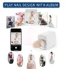 Mini Intelligent Digital Electric Nail Design Manicure Sticker 3D Color Printer 3D Auto Digital Women Electric