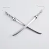 Dangle Earrings 1PCS Sword Katana Long Samurai Jewelry Earings Fashion 2023