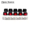 Push Button Switch 10x15mm SPST 2Pin 3A 250V KCD11 Snap-in on/Off Rocker Switch 10MM*15MM Black Red and White