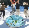 Snowboards Skis Skiing Ring PVC Snow Sled Tire Tube Snow Tube Winter Inflatable Floated for Kid Ski Pad Outdoor Sports