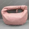 Pu 2024 Mode Handgeweven Tas Luxe Lederen Afdrukken Grote Capaciteit Dames Schouder Geknoopte Handvat Tassen Casual Hand