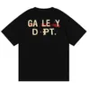 Galeriler Tee Depts T Shirts Erkek Tasarımcı Moda Kısa Kollu Pamuk Tees Mektupları Yüksek Sokak Luxurys Kadın Dealure Unisex Üstler S-XL A8