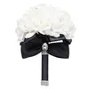 Decorative Flowers Elegant And Long-Lasting Wedding Bouquet - For Brides Bridesmaids Wide Application Longer Green