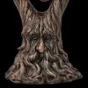 Dekorativa föremål Figurer Röd Anatomiskt hjärtträd med Greenman Trunk Staty Figur Gothic Ornament Crafts Sculpture for Halloween Home Decoration 231009