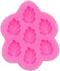 LEAF FONDANT MOLDS GINKGO PALM MAPLE SILICONE Bladform för DIY Cake Fondant Biscuit Cookies Soap Sugar Pudding 1221383