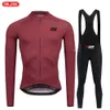 Ensembles de maillot de cyclisme NSR RAUDAX Mans manches longues printemps automne VTT Wwar Triathlon vêtements de sport 231009