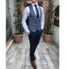 Abiti da uomo Belli Groomsmen Misto lana Smoking dello sposo Abito da sposa da uomo Giacca da uomo Giacca da ballo (Giacca Pantaloni Cravatta Gilet) A131