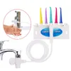 Escova de dentes Dental SPA Torneira Irrigador Oral Jato de Água Escova de Dentes Fio Dental Higiene Instrumento Dental Escolha Água Limpador de Dentes 231009