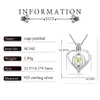 CLUCI 925 Locket for Women Necklace Jewelry Making 925 Sterling Silver Heart Zircon Pearl Cage Pendant SC362SB228Q