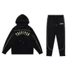 Trapstar Tiger Head Lettera Asciugamano ricamato Maglione con cappuccio Leggings Pantaloni sportivi larghi Set A7QH