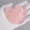 Altri articoli per il massaggio Quarzo rosa naturale Massaggio con cuore d'amore Dente di sega Gua Sha Strumento Raschiatore Collo Cura del viso Pietra curativa con cristalli Salute Massaggiatore per il corpo 231009