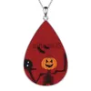 Pendant Necklaces 1Pc Bohemian Fashion PU leather Drop Necklace Pumpkin Necklace for men and women for daily wear creative personality x1009