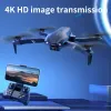 Ny V13 Mini Drone 4K HD Professional med 1080p Dual Camera 2.4G WiFi FPV Dron fällbar RC Quadcopter Gift Toy