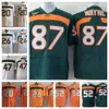 Miami Hurricanes voetbalshirt Op voorraad 20 Edward Reed 26 Sean Taylor 52 Ray Lewis 47 Michael Irvin 87 Reggie Wayne geborduurde jersey