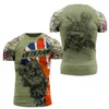 T-shirt da uomo T-shirt mimetica dell'esercito britannico per uomo e donna Forze speciali di alta qualità Stampa 3D Estate oversize corta S228T