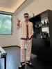 Men's Tracksuits Ui0229 Fashion Sets 2023 Runway Luxury European Design Party Style Clothing