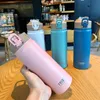 Thermoses 530750ml Thermos Bottle with Straw Stainless Steel Thermal Cup Camping Coffee Car Insulated Flask Outdoor Sports Water 231009