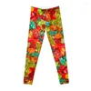 Pantalones activos Yummy Gummy Bear Candy Leggings Legings para mujer Fitness Mujer Gym Legging