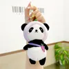 Internetberoemdheid fruitpanda pluche sleutelhanger, schattige vrouwelijke pop, autosleutelhanger, rugzak, hanger, klein cadeau voor goede vrienden, klein cadeau